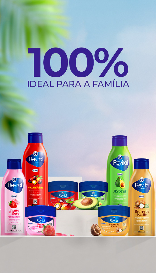 Família Revital - Cuidados com a pele e o corpo